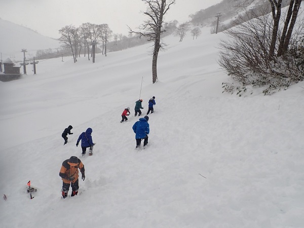 雪上訓練＠谷川岳