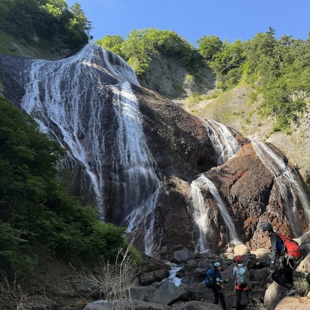 吾妻連峰　前川大滝沢