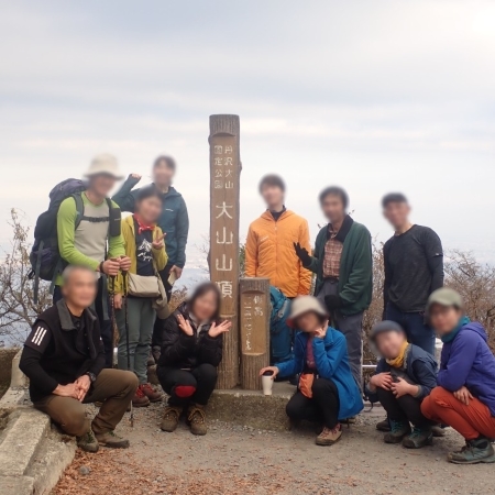 大山南稜 歩荷トレ