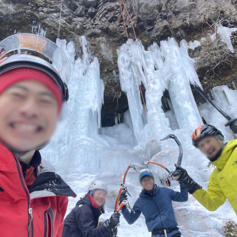 八ヶ岳・角木場　やっぱりアイスは楽しい！！
